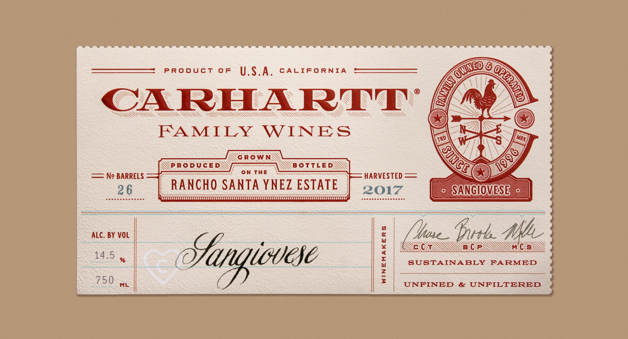 Carhartt Family Wines