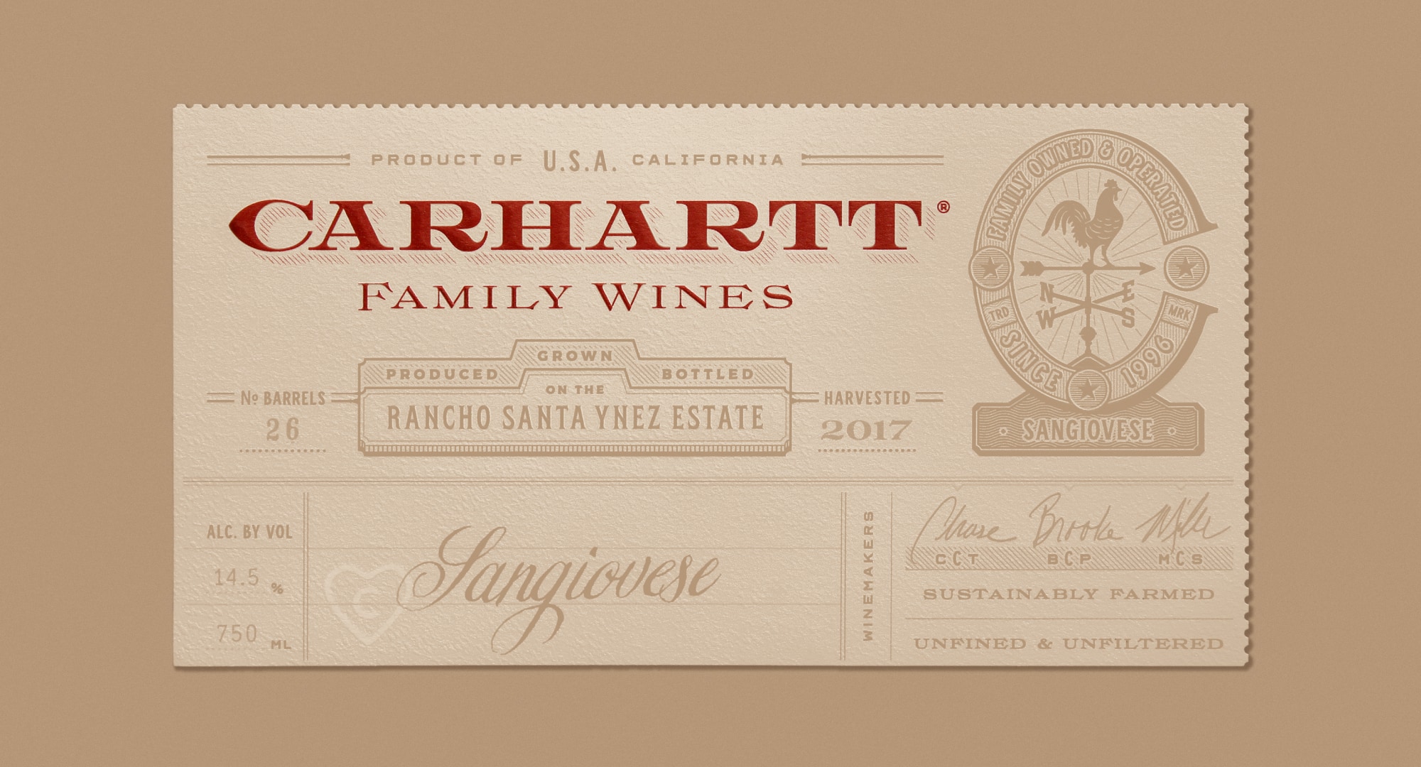 Carhartt Family Wines