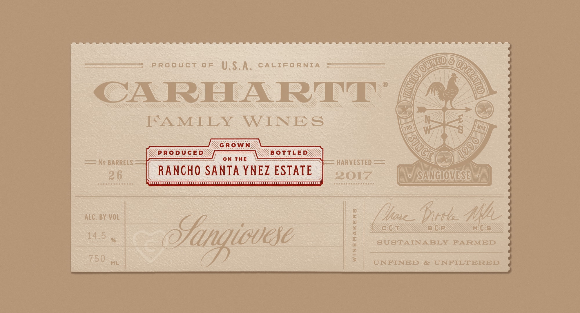 Carhartt Family Wines