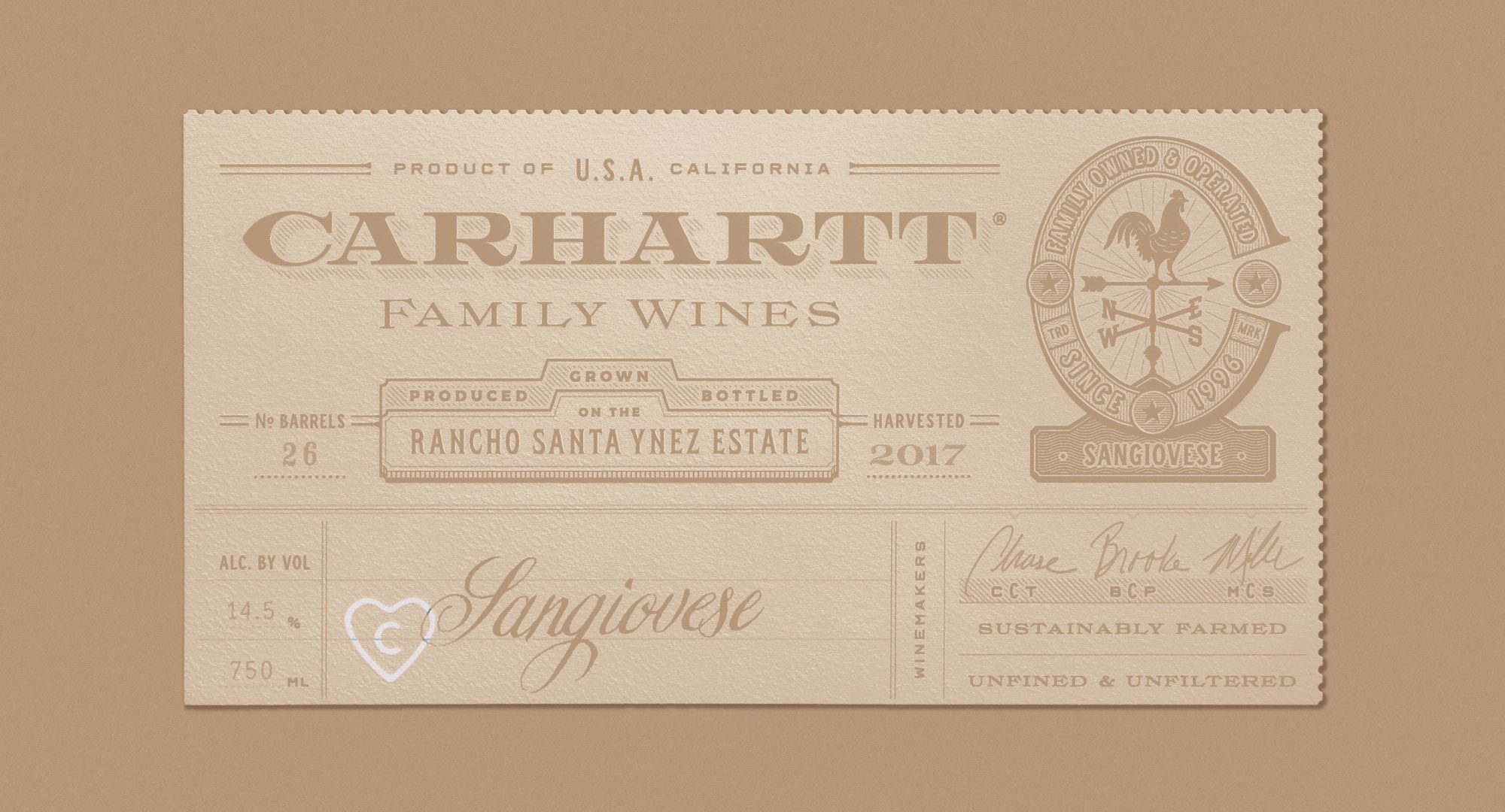 Carhartt Family Wines