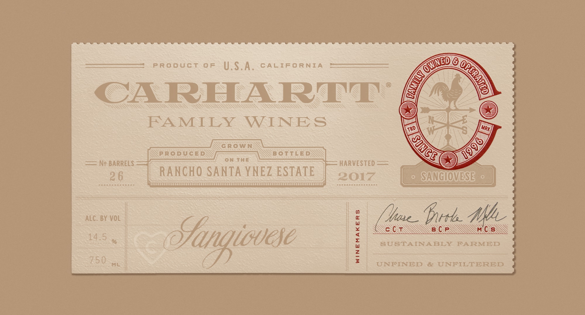 Carhartt Family Wines