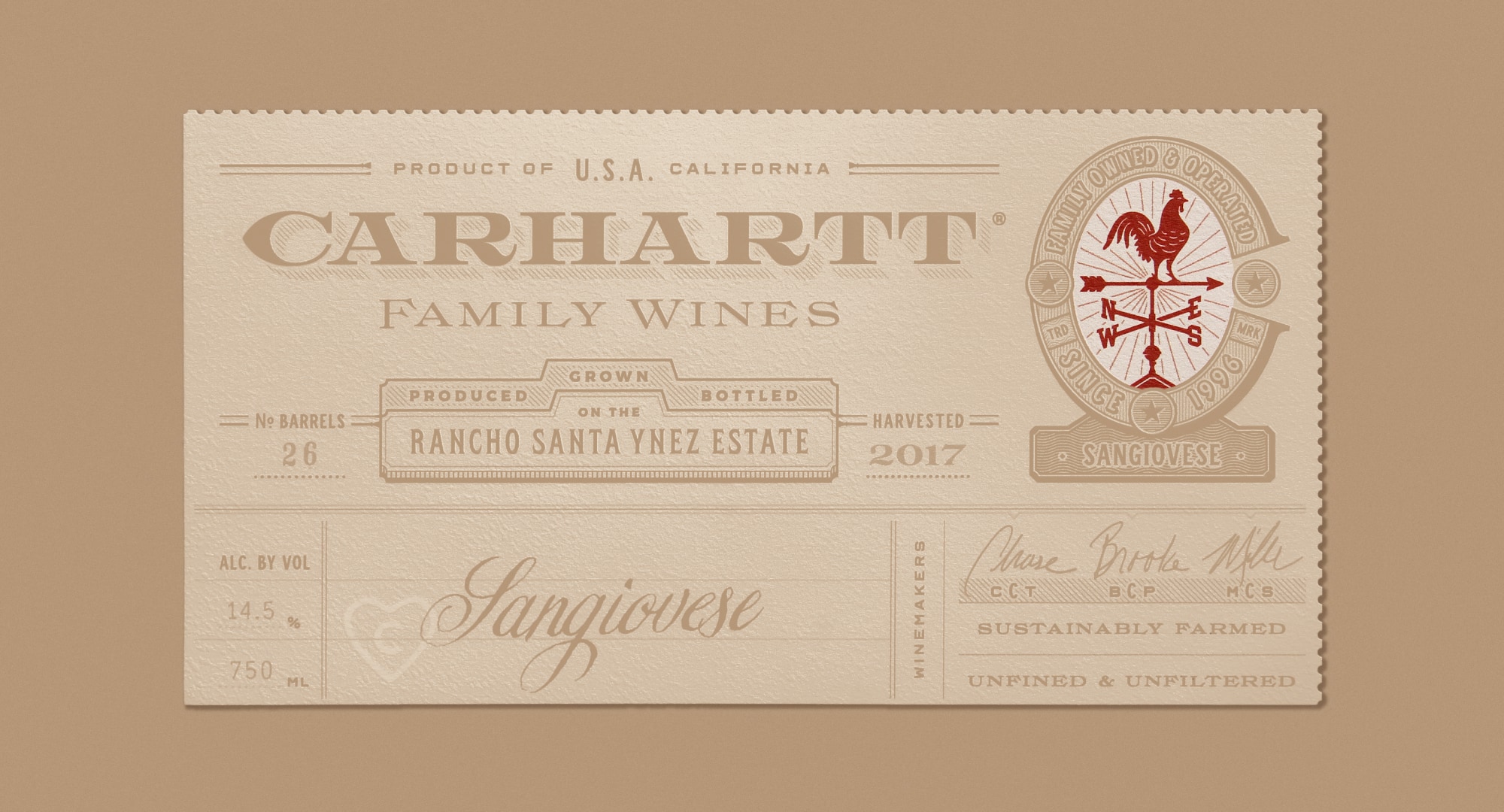 Carhartt Family Wines