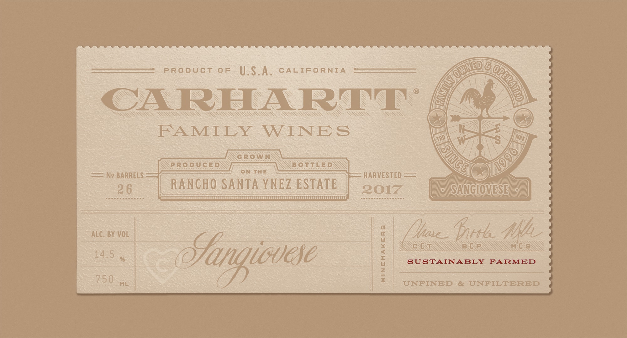 Carhartt Family Wines