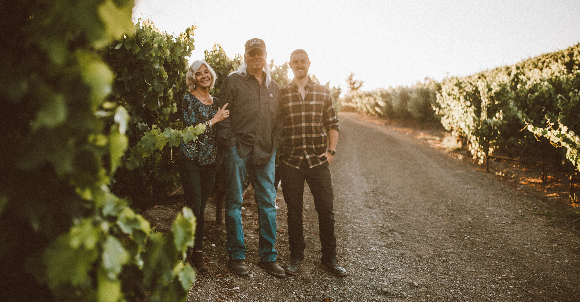 Carhartt Family in Vineyard