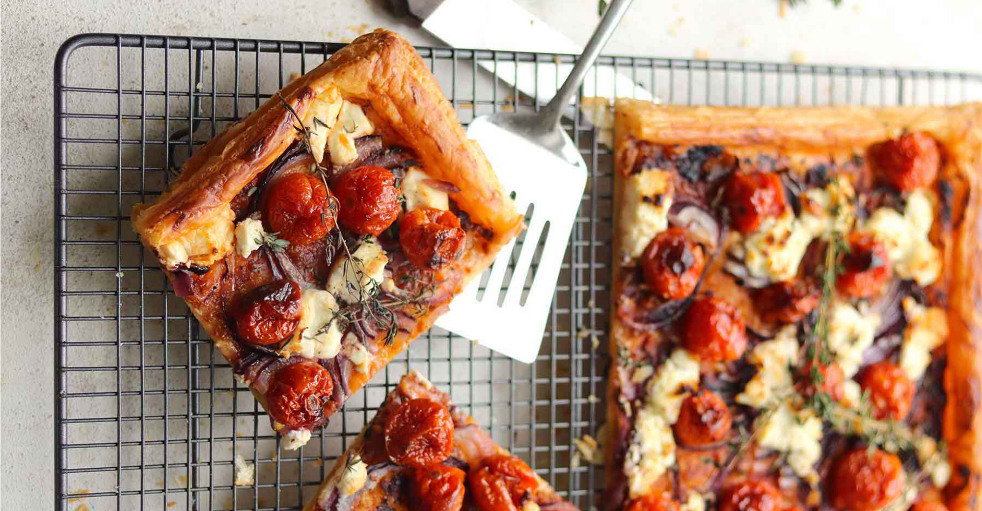 Mediterranean Vegetable and Goat Cheese Tart