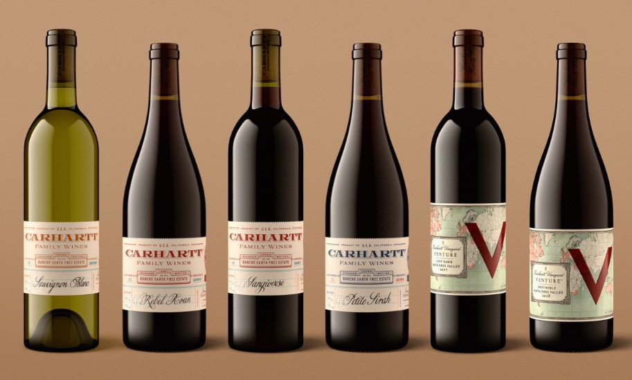 Carhartt Family Wines: Wine Labels